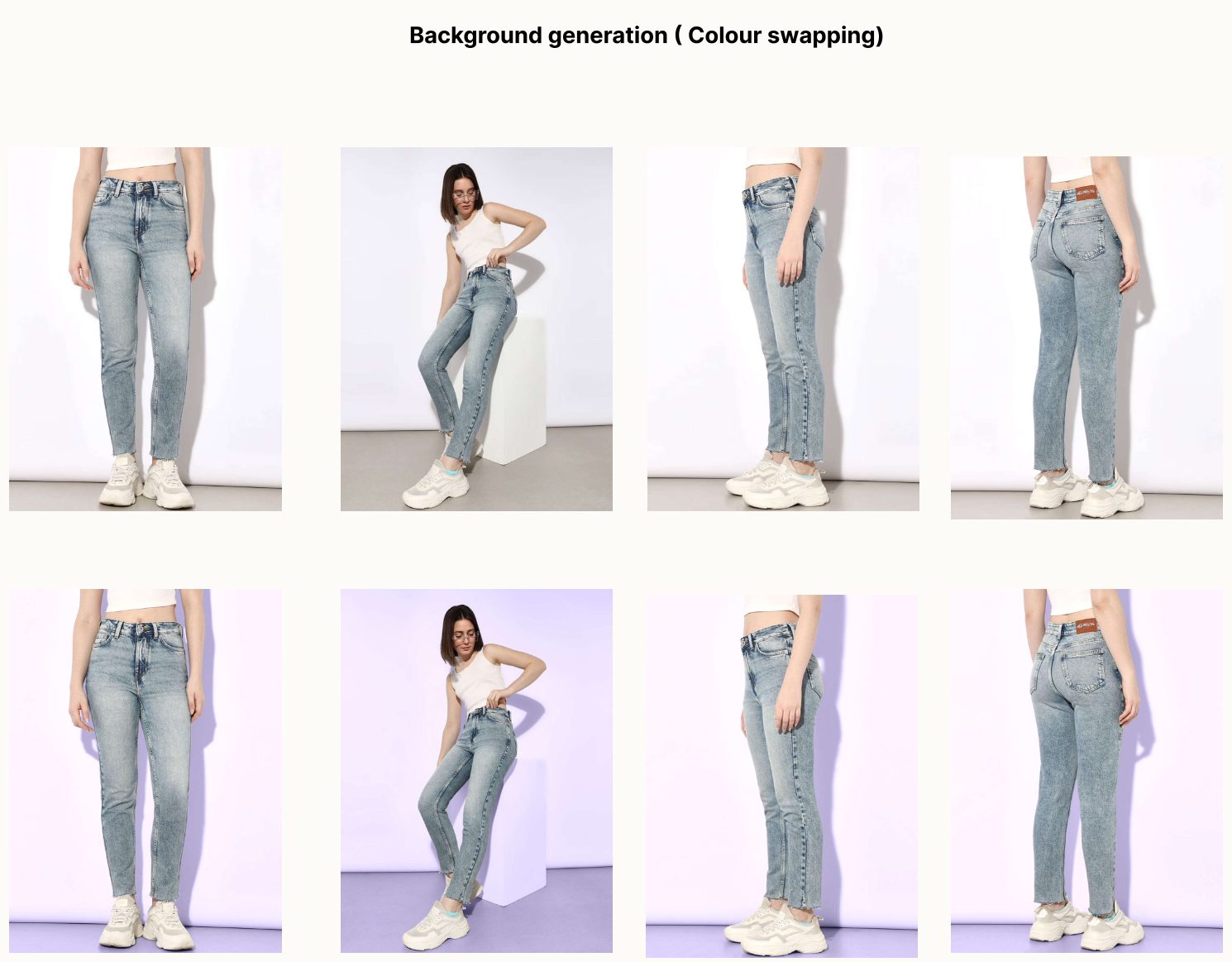 Color Swap — gradient-aware background color changes preserving soft shadows