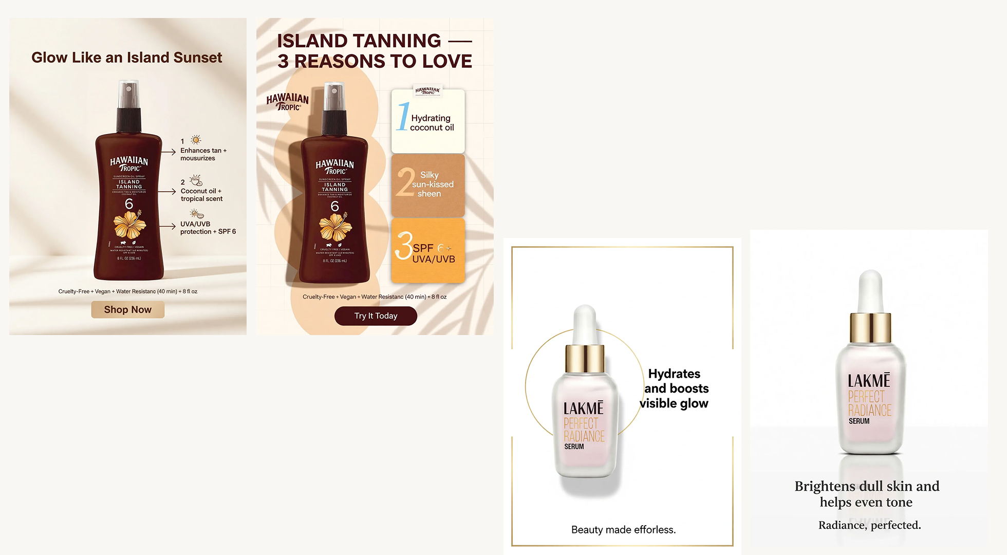 Sun care & luxury serum