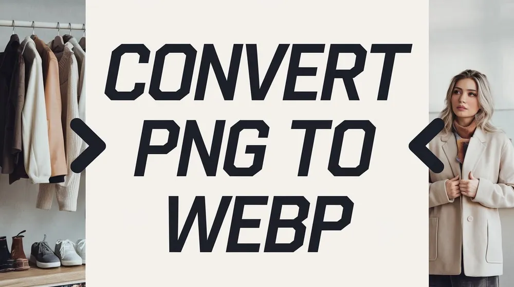 Image format conversion from PNG to WebP example