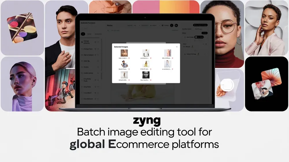 Images adapted for different e-commerce platforms like Amazon, Shopify